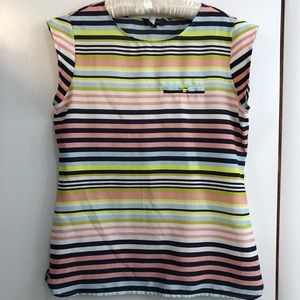 Limited Colorful Striped Top Size Medium